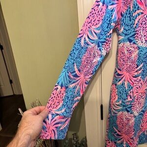 NWT Lilly Pulitzer Women's Size Medium UPF 50+ Skipper Dress Borealis Blue